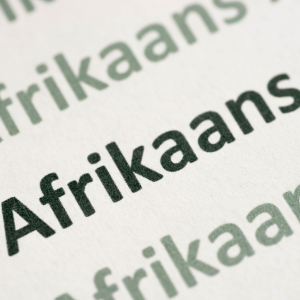 AFRIKAANS